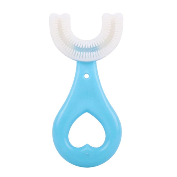 Trendora Hub Baby U Shaped Silicone Kids Toothbrush