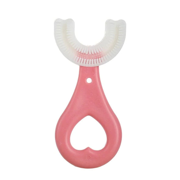 Trendora Hub Baby U Shaped Silicone Kids Toothbrush