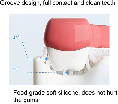 Trendora Hub Baby U Shaped Silicone Kids Toothbrush