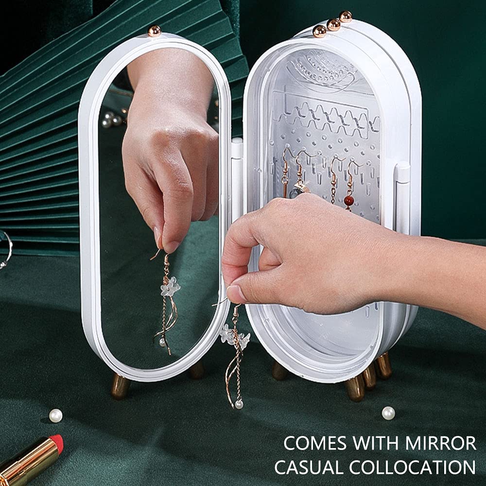 Trendora Hub Foldable Exquisite Dustproof Jewelry Organizer & Storage Case