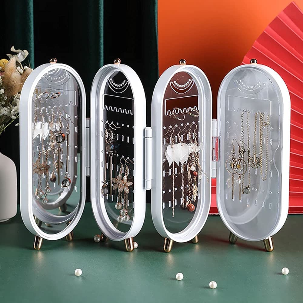 Trendora Hub Foldable Exquisite Dustproof Jewelry Organizer & Storage Case