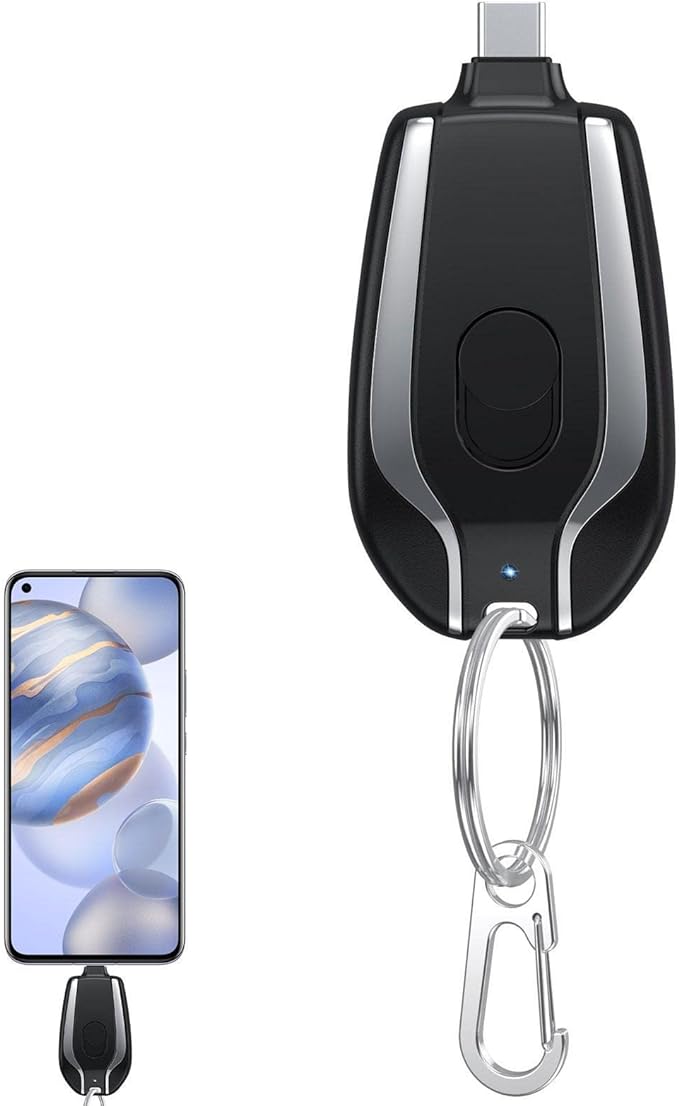 Trendora Hub Portable Emergency Keychain Power Bank - I phone & Type C