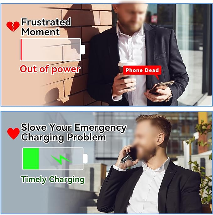 Trendora Hub Portable Emergency Keychain Power Bank - I phone & Type C