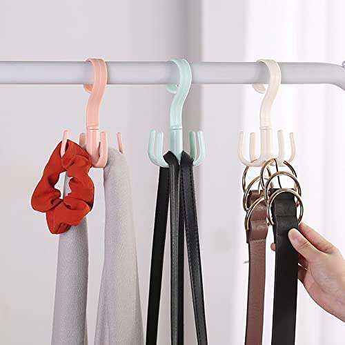 Trendora Hub Multi-Purpose Four-Claw Rotatable Coat Hanging Hooks