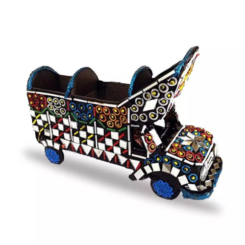 Trendora Hub Antique & Colorful Mini Truck Art Decoration Item