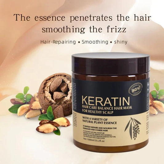 Trendora Hub Keratin Hair Mask Treatment For Healthy Scalp and Hair Care 500ml