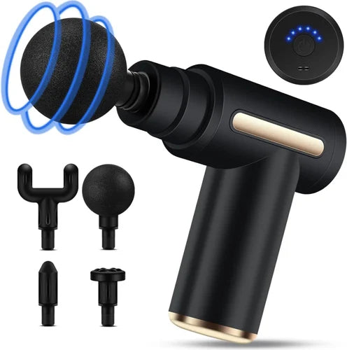 Trendora Hub Portable Electric Body Therapy 4-in-1 Gun Massager