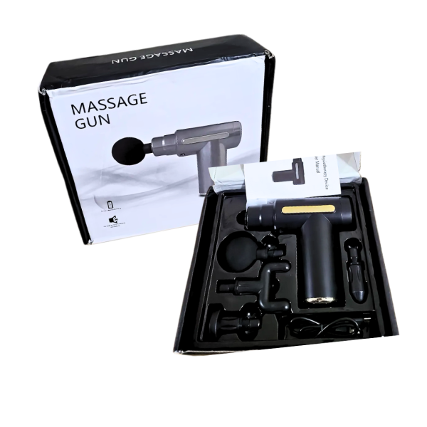 Trendora Hub Portable Electric Body Therapy 4-in-1 Gun Massager