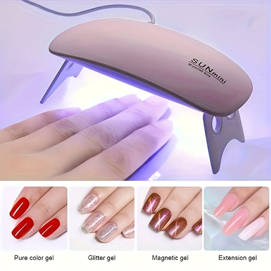Trendora Hub UV Led Lamp For Nails 6W Nail Lamp Light With Timer