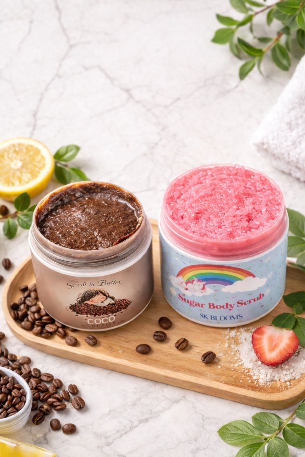 Trendora Hub Body Whitening Sugar Scrub 150ml _ Pack of 2