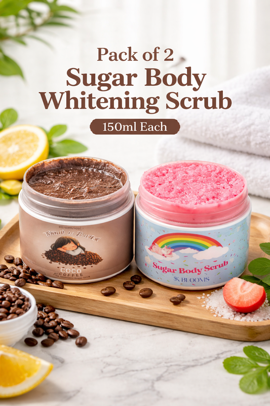 Trendora Hub Body Whitening Sugar Scrub 150ml _ Pack of 2