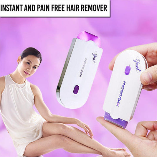 Trendora Hub Finishing Touch Yes Hair Remover – Rechargeable Painless Facial & Body Hair Removal