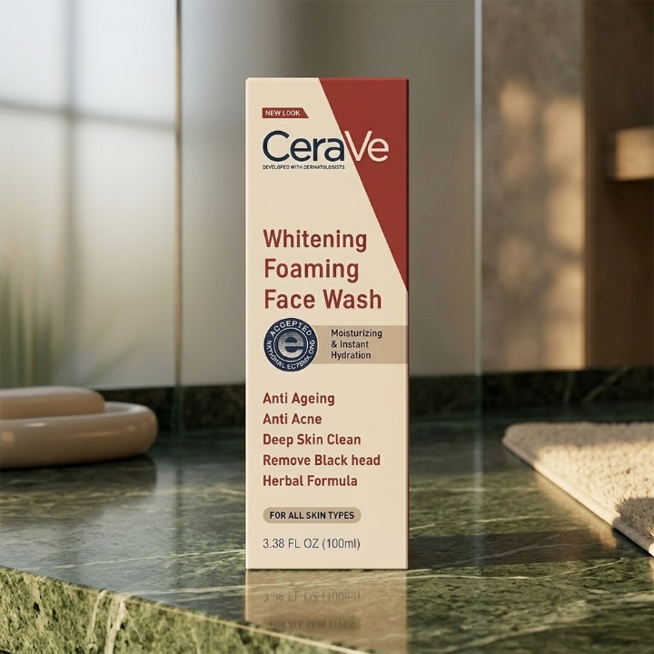 Trendora Hub CeraVe Foaming Face Wash – Brightening Cleanser (100ML)
