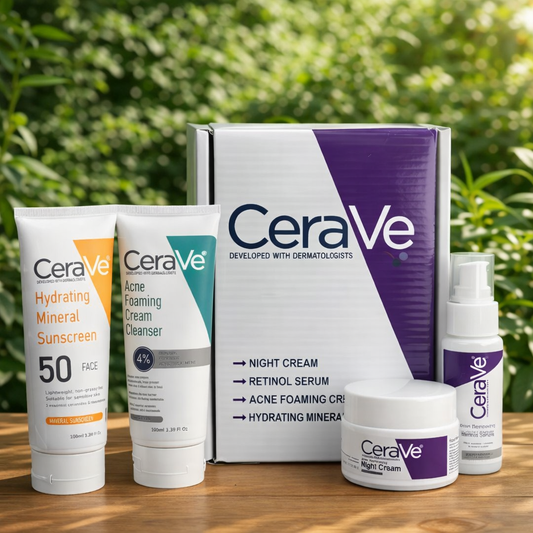 Trendora Hub CeraVe Complete Skincare Bundle for Acne & Anti-Aging