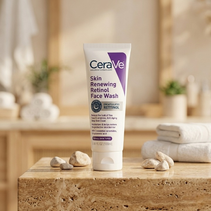 Trendora Hub Renewing Retinol Face Wash – Anti-Aging Cleanser (100ML)