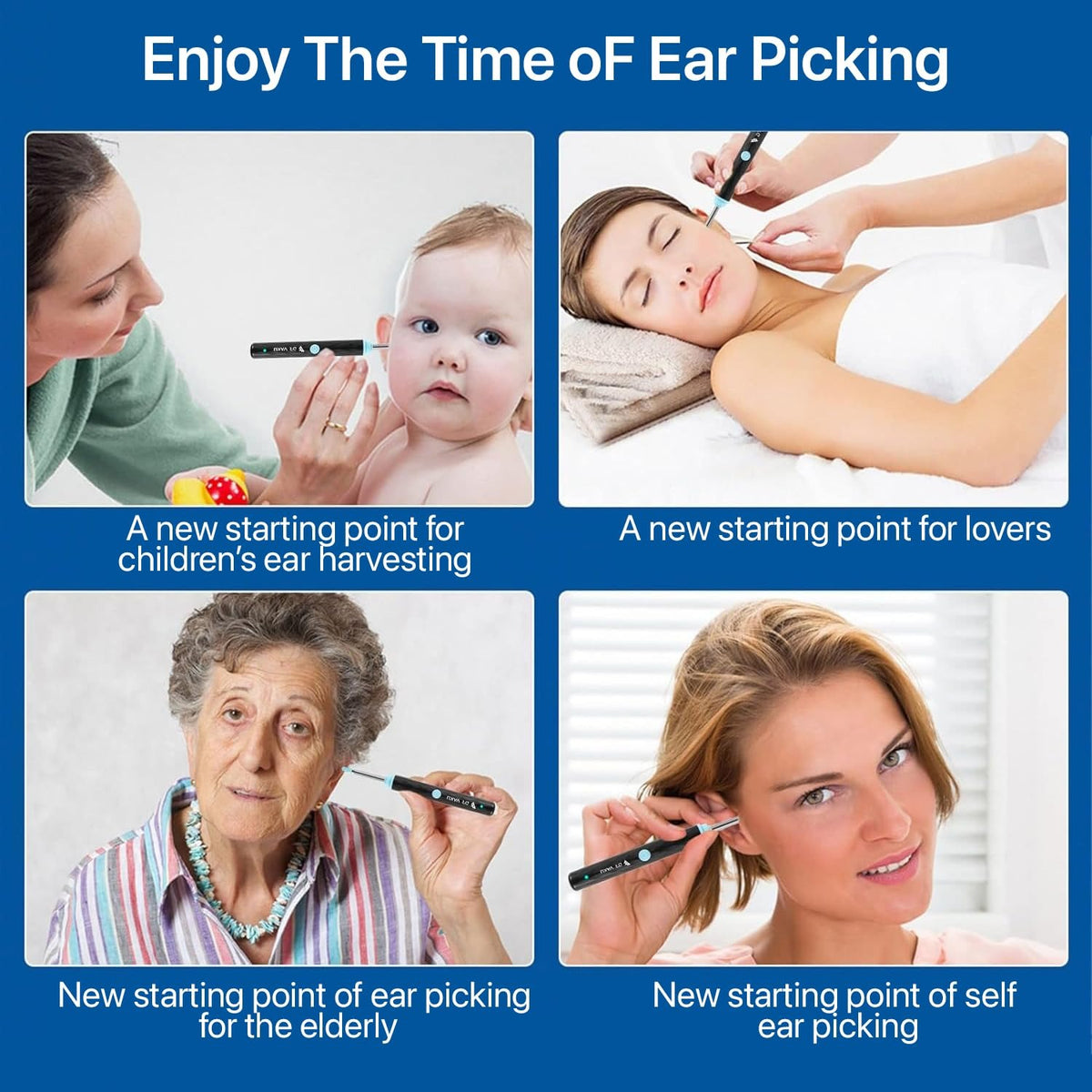 Trendora Hub Rechargeable Smart Wireless Ear Camera Kit