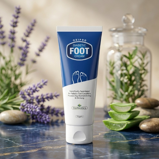 Trendora Hub Herbiotics Oxipro Diabetic Foot Healing Cream- 75G