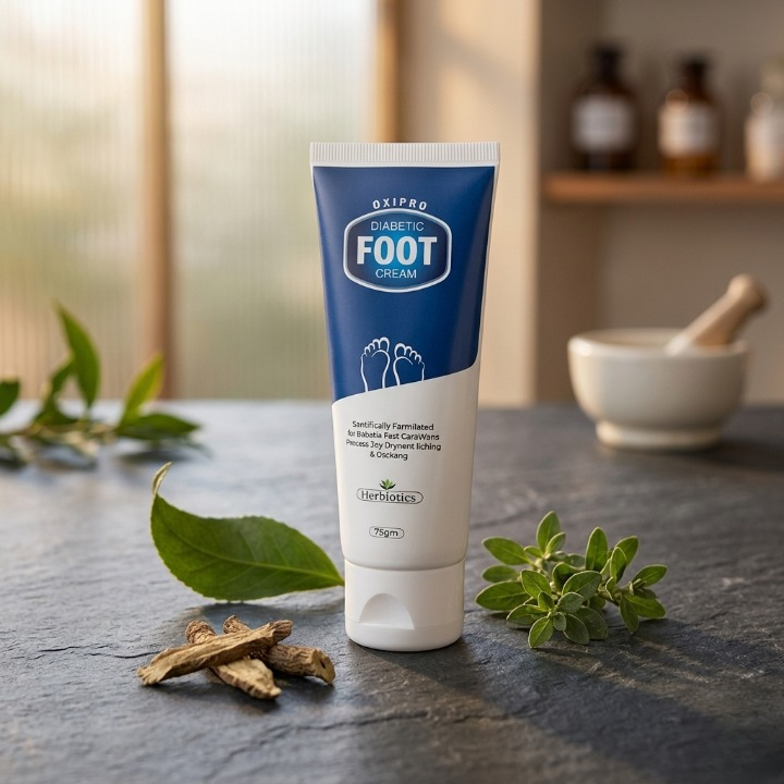Trendora Hub Herbiotics Oxipro Diabetic Foot Healing Cream- 75G