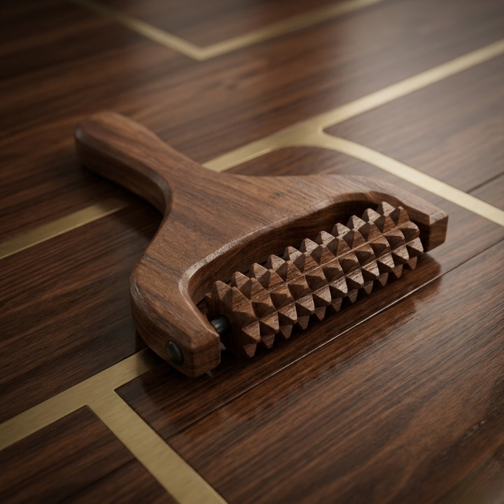 Trendora Hub Handcrafted Wooden Massager for Scalp, Head, Neck, and Shoulder – Reflexology & Acupressure Roller