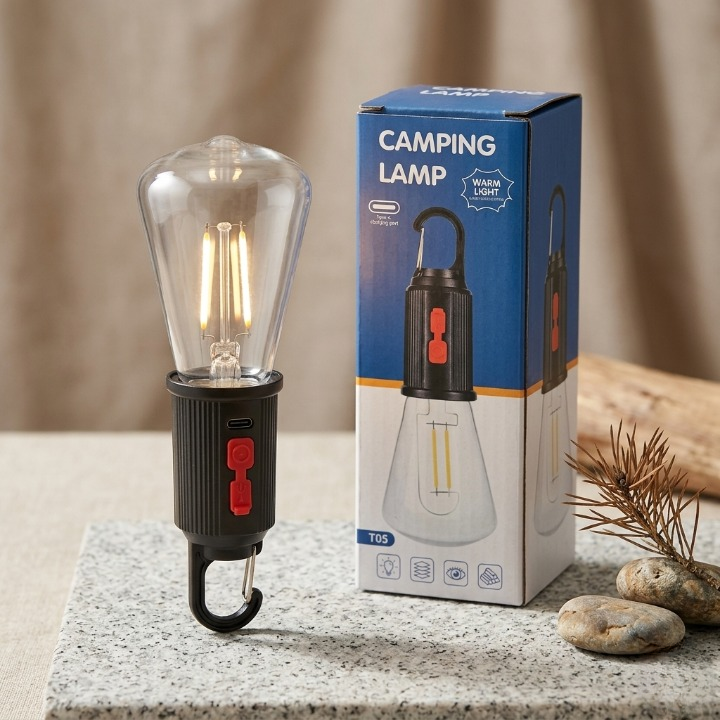 Trendora Hub Portable Rechargeable Emergency LED Lantern with Hanging Hook