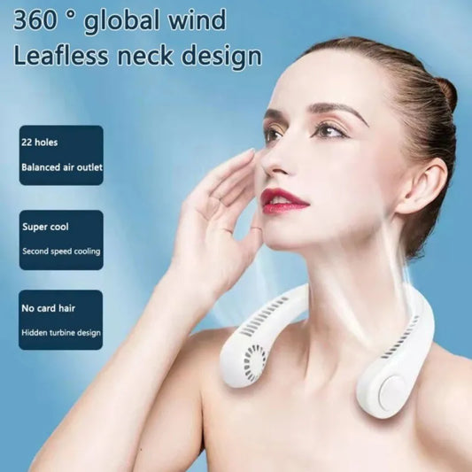 Trendora Hub Portable Bladeless Neck Cooler with 360° Airflow