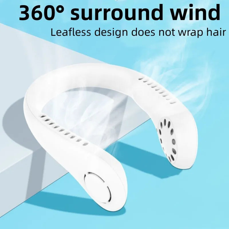 Trendora Hub Portable Bladeless Neck Cooler with 360° Airflow