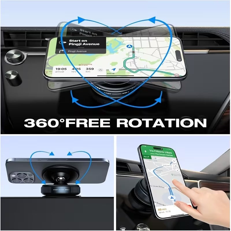 Trendora Hub 360 Vacuum Magnetic Car Mount Phone Holder