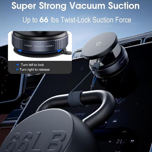 Trendora Hub 360 Vacuum Magnetic Car Mount Phone Holder