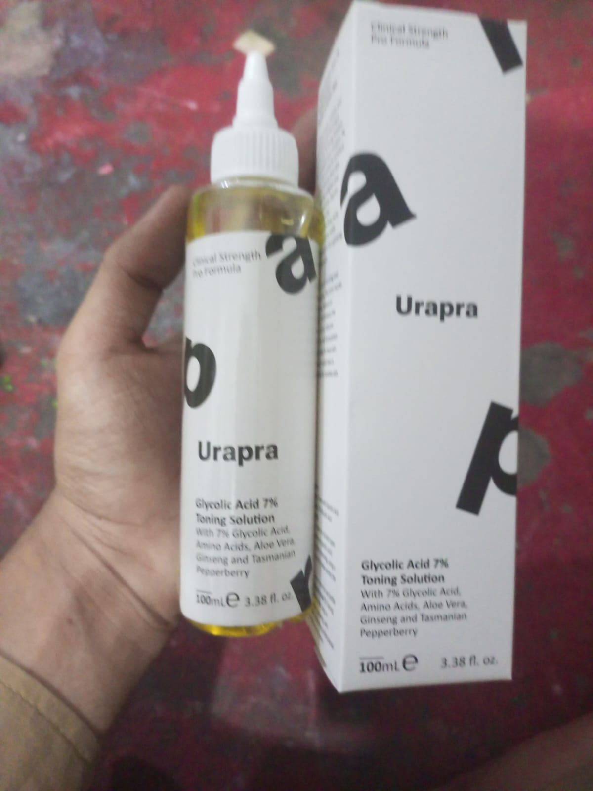 Trendora Hub Urapra 7% Glycolic Acid Exfoliating Body Toner - 100ML