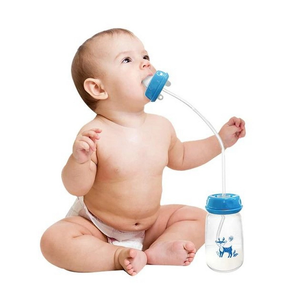 Trendora Hub Baby Self- Feeding Feeder Bottle 150ml