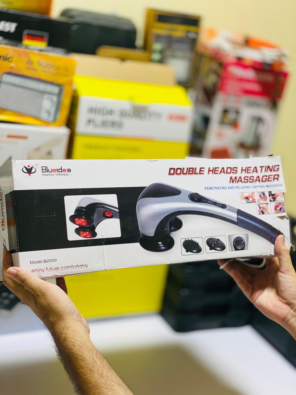 Trendora Hub Full Body Double Head Massager With Infrared Heat Technology