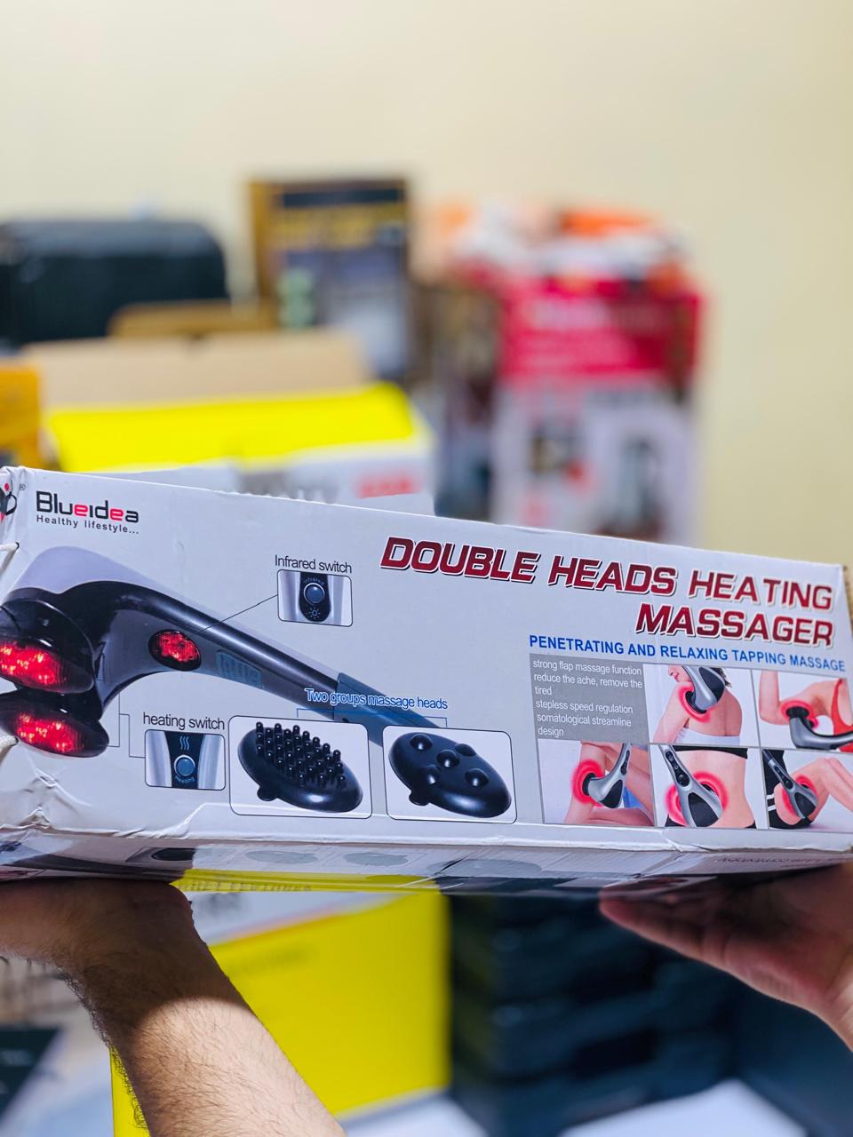 Trendora Hub Full Body Double Head Massager With Infrared Heat Technology