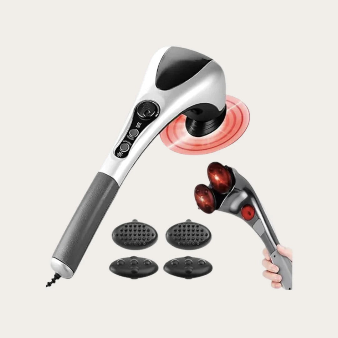 Trendora Hub Full Body Double Head Massager With Infrared Heat Technology
