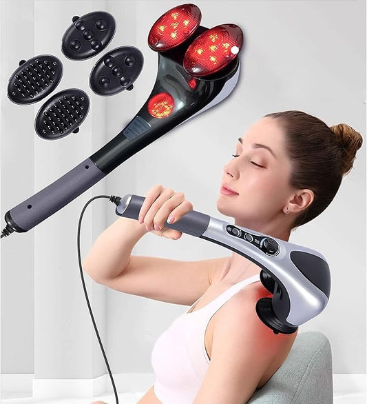 Trendora Hub Full Body Double Head Massager With Infrared Heat Technology