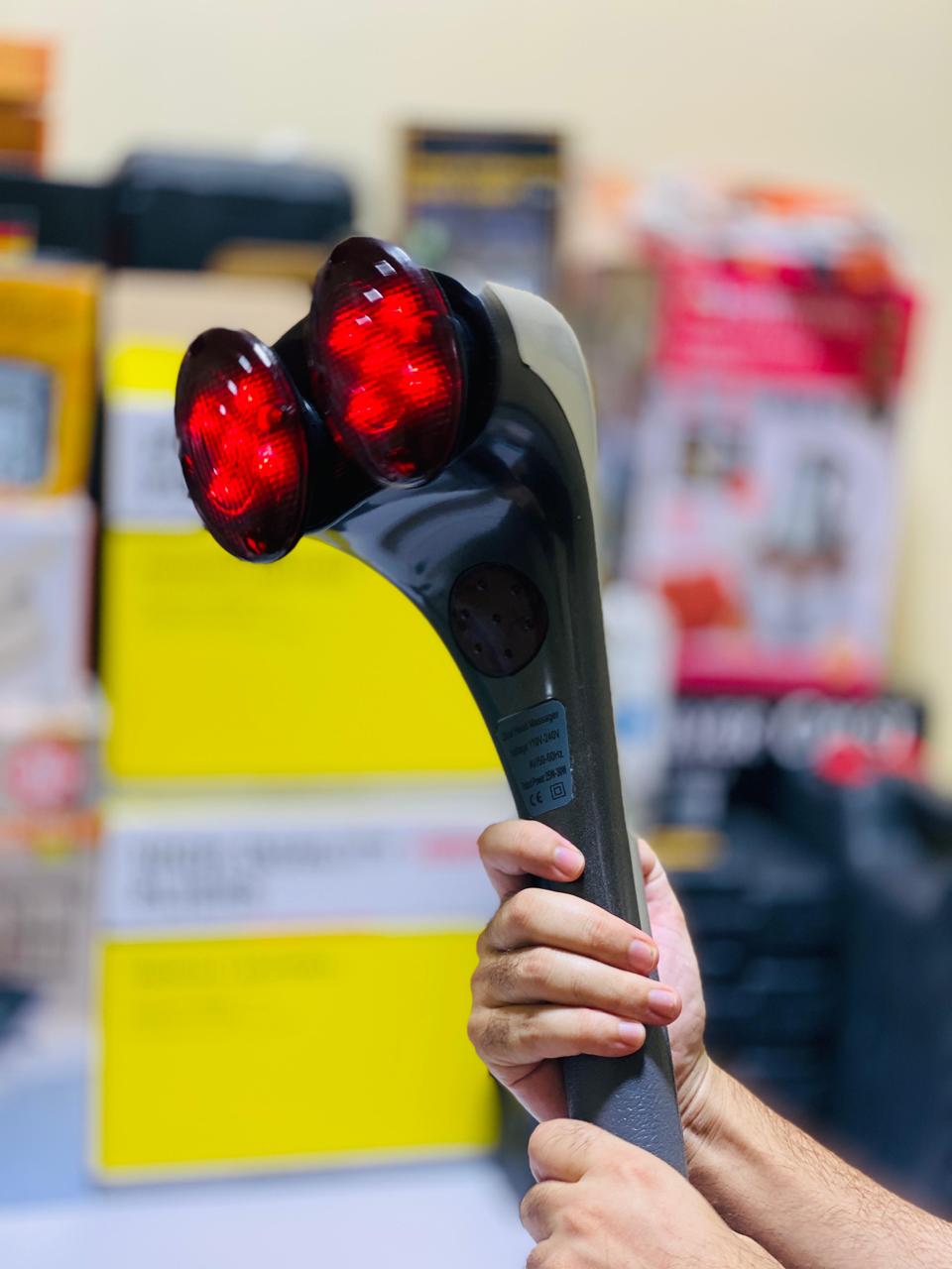 Trendora Hub Full Body Double Head Massager With Infrared Heat Technology