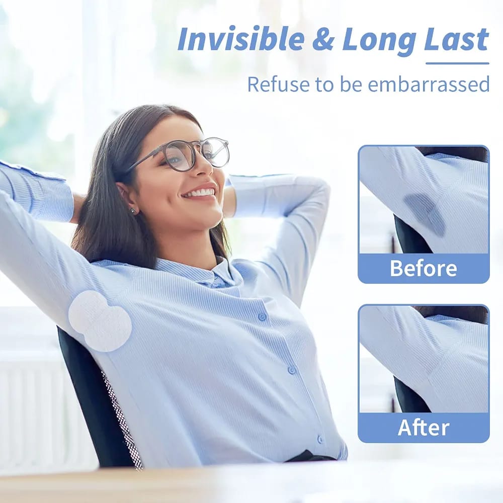 Trendora Hub Disposable Breathable Underarm Pads For Sweat Protection - 10 Pcs