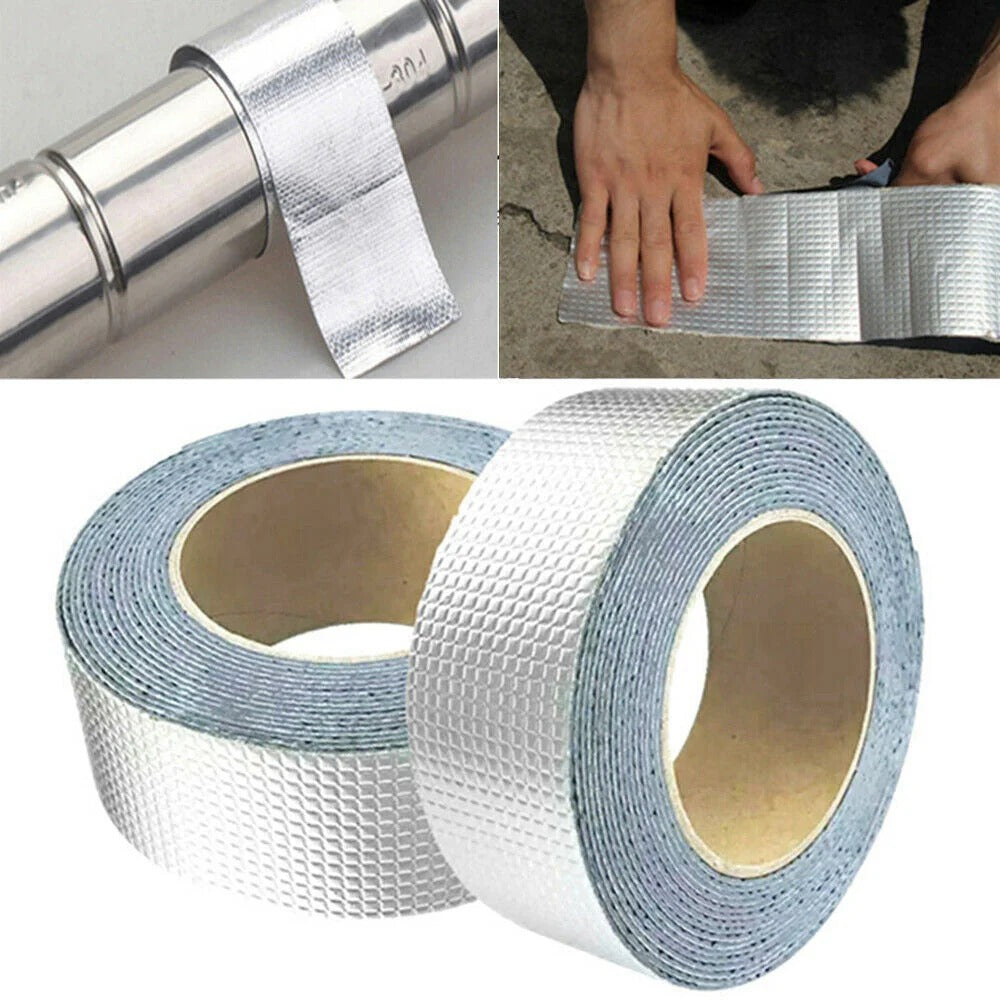 Trendora Hub Heavy Duty Aluminum Foil Butyl Tape For Repairing Leaks And Sealing Cracks