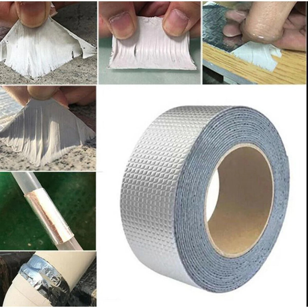Trendora Hub Heavy Duty Aluminum Foil Butyl Tape For Repairing Leaks And Sealing Cracks
