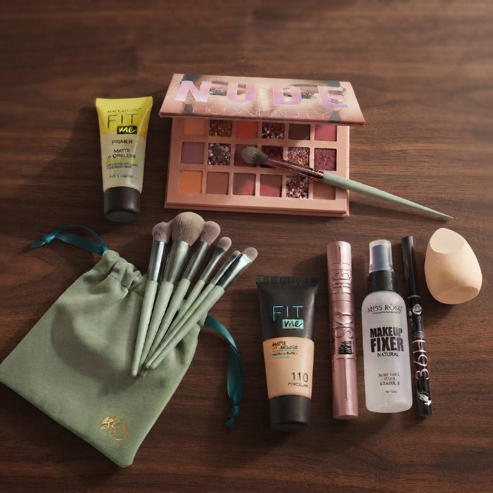 Trendora Hub 9 Pcs Make-Up Deal Complete Set For Everyday Beauty Essentials