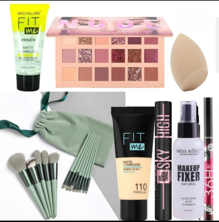 Trendora Hub 9 Pcs Make-Up Deal Complete Set For Everyday Beauty Essentials