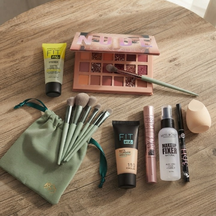 Trendora Hub 9 Pcs Make-Up Deal Complete Set For Everyday Beauty Essentials