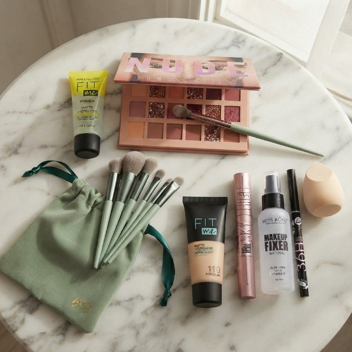 Trendora Hub 9 Pcs Make-Up Deal Complete Set For Everyday Beauty Essentials