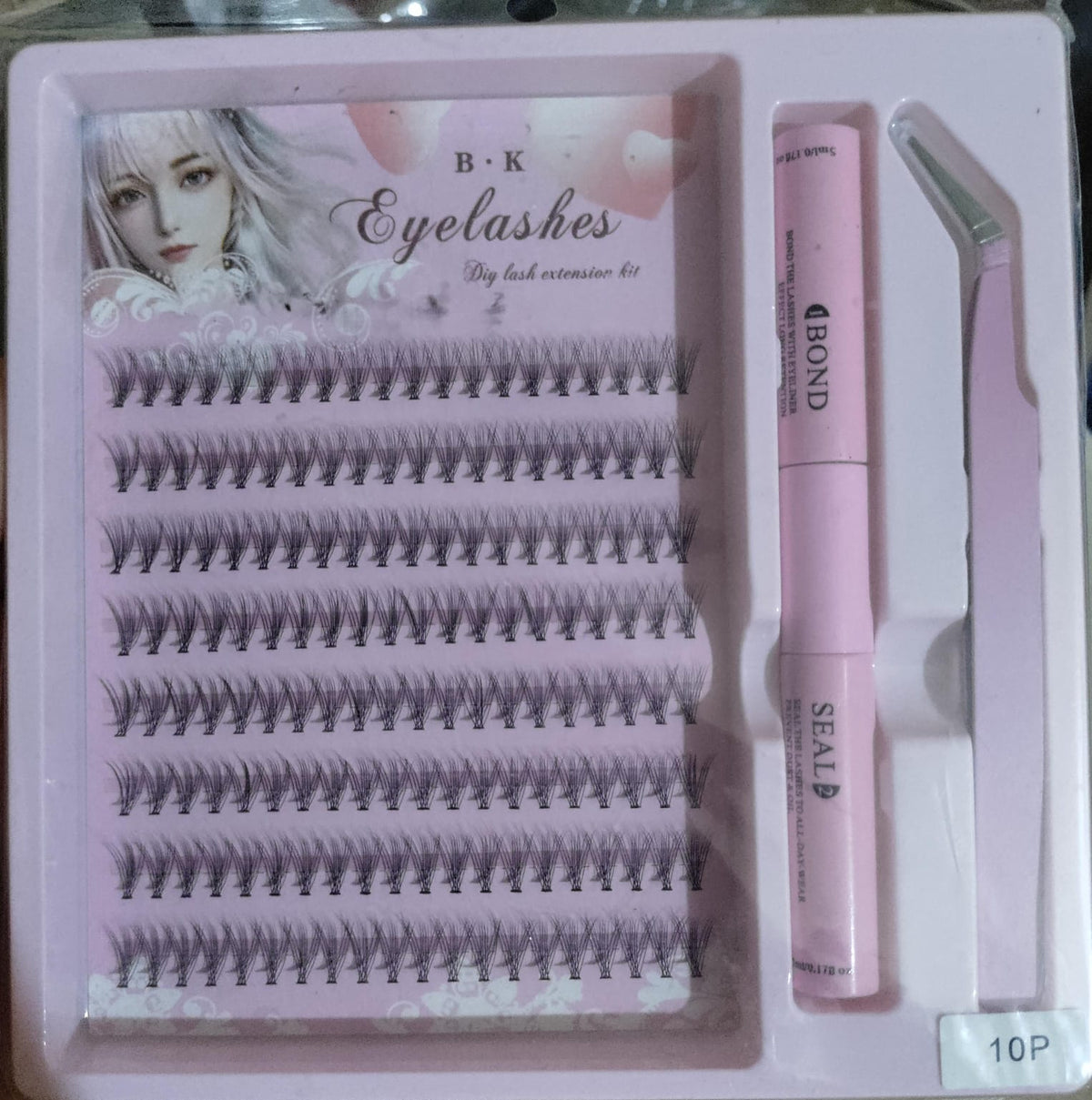 Trendora Hub Permanent Eyelash Extension Set 3 in 1 Professional Kit (THICK & LIGHT)