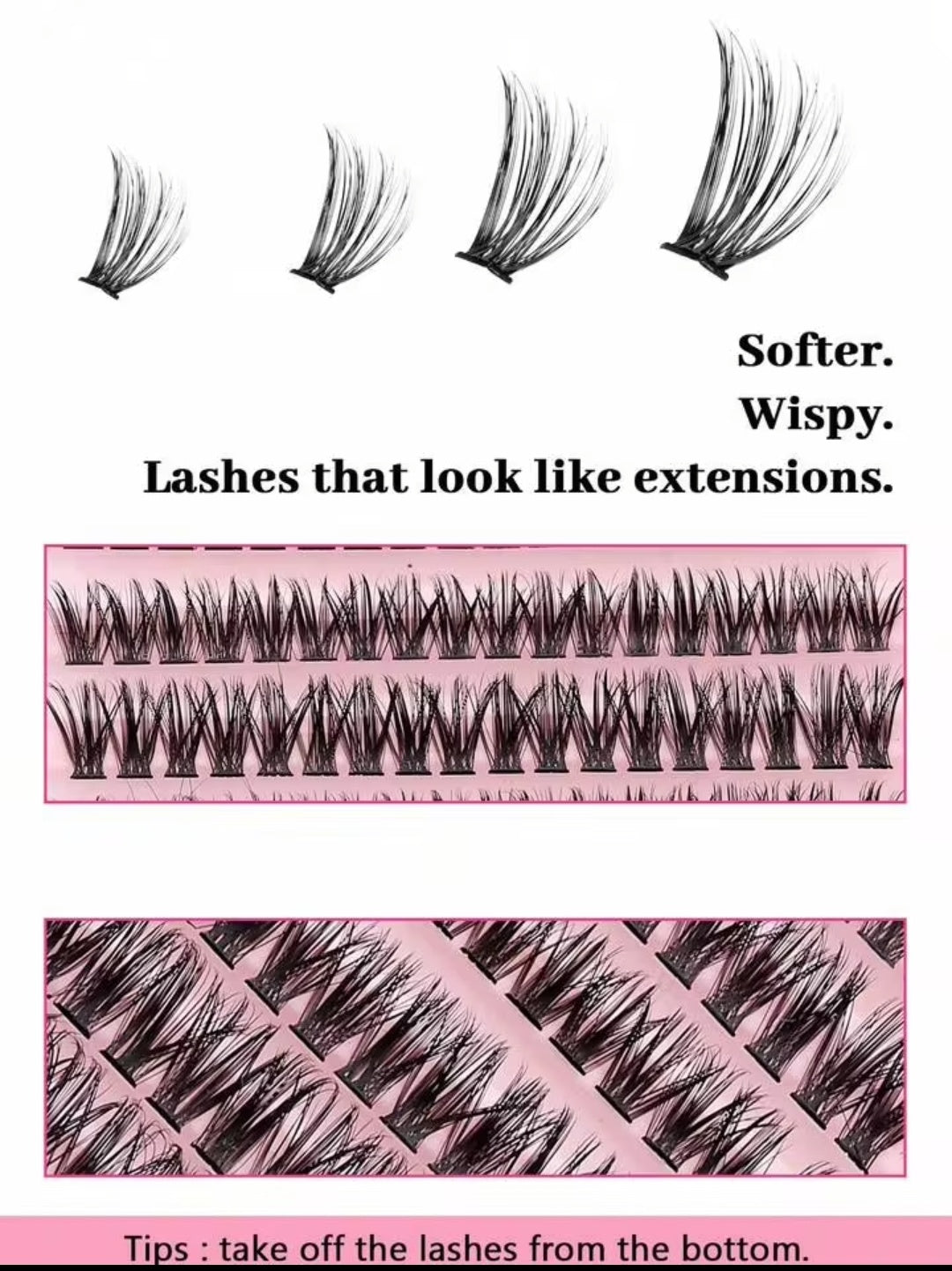 Trendora Hub Permanent Eyelash Extension Set 3 in 1 Professional Kit (THICK & LIGHT)