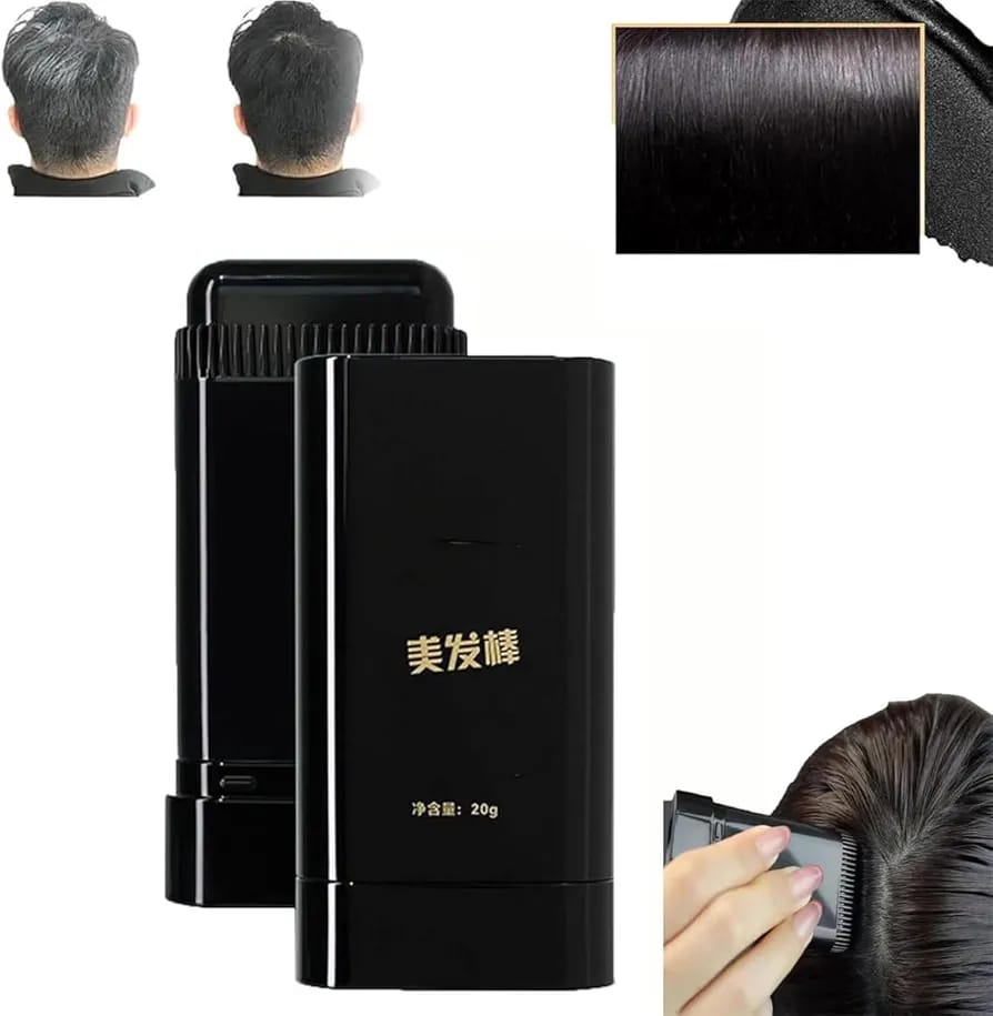 Trendora Hub Instant Hair Color Stick Root Touch-Up For Grey Coverage - Black & Coffee Brown