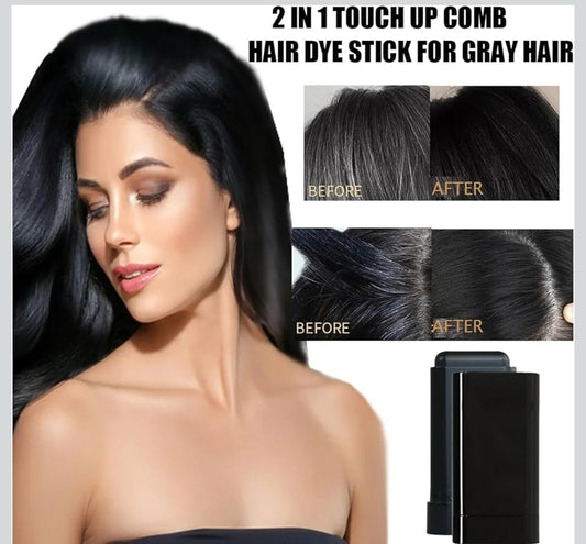 Trendora Hub Instant Hair Color Stick Root Touch-Up For Grey Coverage - Black & Coffee Brown