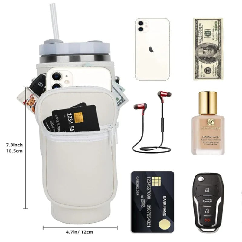 Trendora Hub Tumbler Bag - Portable Water Bottle Carrier Bag