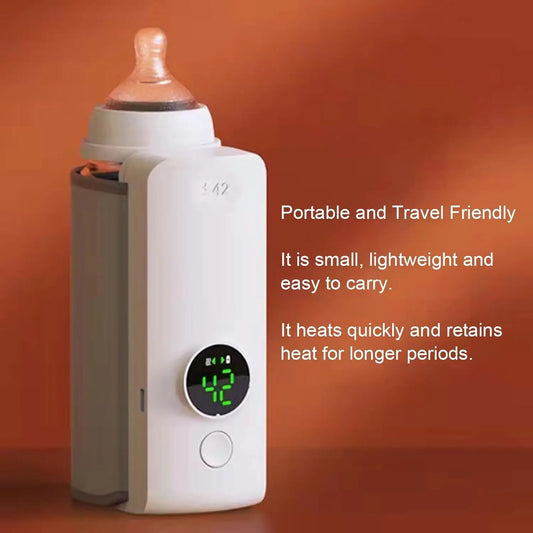 Trendora Hub Portable High-Capacity Rechargeable Baby Bottle Warmer