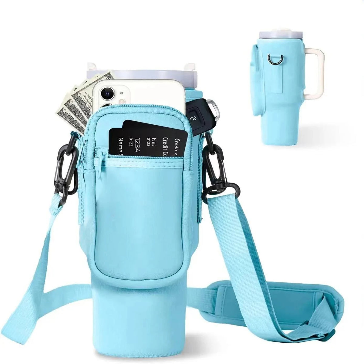 Trendora Hub Tumbler Bag - Portable Water Bottle Carrier Bag