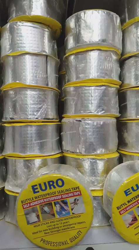 Trendora Hub Heavy Duty Aluminum Foil Butyl Tape For Repairing Leaks And Sealing Cracks
